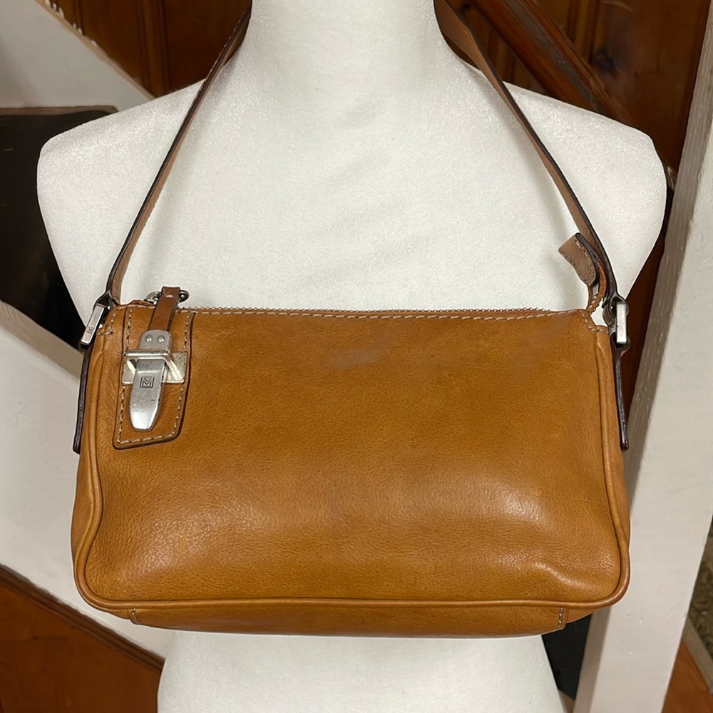 Michael Kors Vintage Brown Leather Shoulder Bag